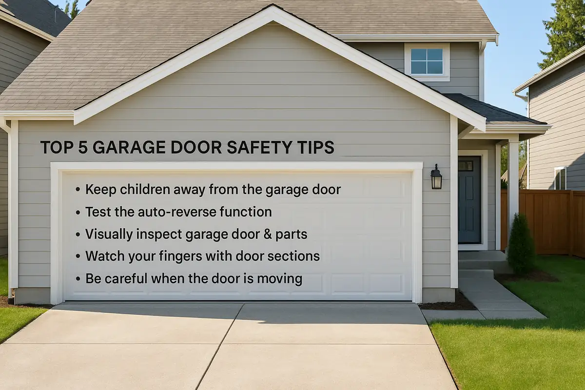 Top 5 Garage Door Safety Tips Every Homeowner Should Know | 24/7 Garage Door Repair